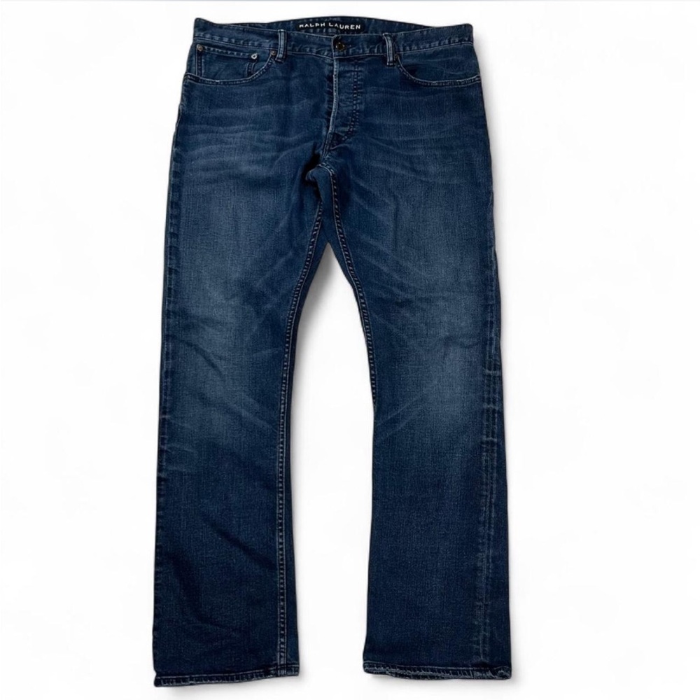 Ralph Lauren Black Label Slim Straight Leg Jeans Men’s 36x32 Blue Denim